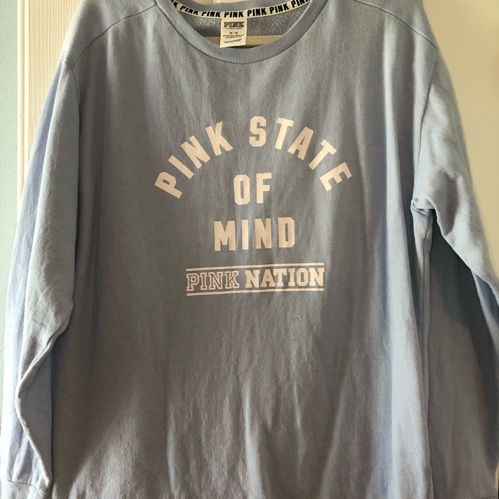 Blue Pink sweater.